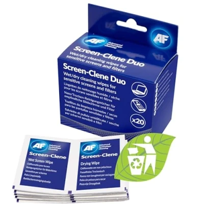 Immagine di AF ASCR020 Screen Clene Duo (20) Salviettine umide e secche