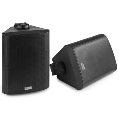 Immagine di Speakerset, geschikt voor buiten Power Dynamics BC65V zwarte speakerset 100V system (952.112)