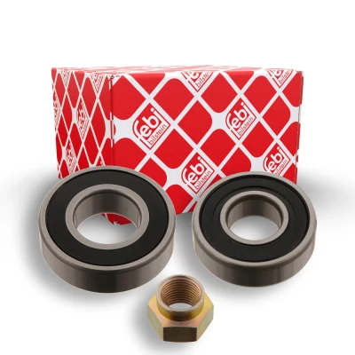 Immagine di FEBI BILSTEIN 29905 Kit Cuscinetto ruota Assale posteriore Sx, Dx con dado asse 52, 47 volvente SUZUKI: SWIFT 2