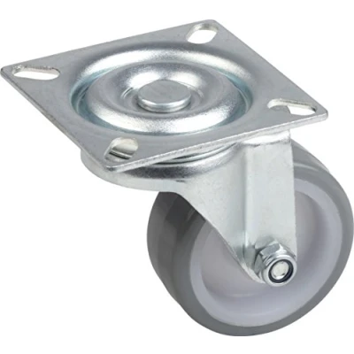 Immagine di Metafranc 802870 Rotella Diametro 50 mm, 60 x Poliuretano, Cuscinetti a strisciamento, Grigio