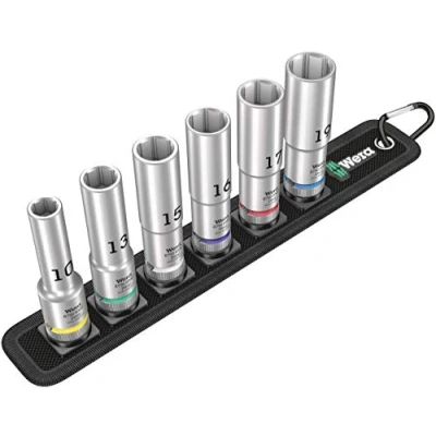 Immagine di Wera Belt C Deep 1 Kit inserti a bussola 1/2 6 parti 05004565001