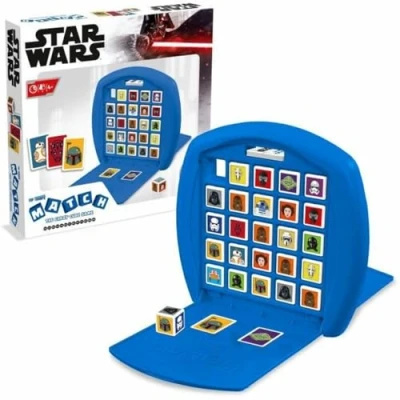 Immagine di Top Trumps Match Star Wars The Crazy Cube Game, Gioca con 15 dei tuoi personaggi preferiti di Kylo Ren, Boba Fett, Chewbacca, Darth Maul e Stormtroopers, regalo giocattolo per bambini dai 4 anni in