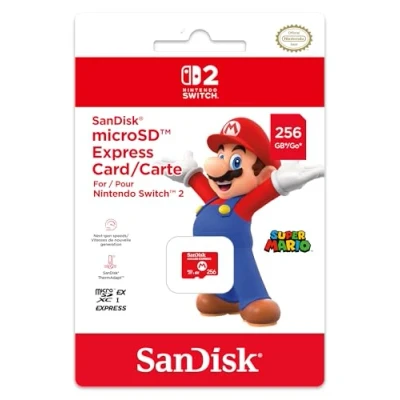 Immagine di Scheda Micro SD Express SanDisk (256 GB) per Nintendo Switch 2