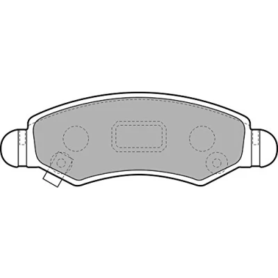 Immagine di DELPHI LP1919 Kit pastiglie freno con segnalatore acustico usura lamierino anticigolío accessori OPEL: Agila A, SUZUKI: Wagon R+ II Hatchback