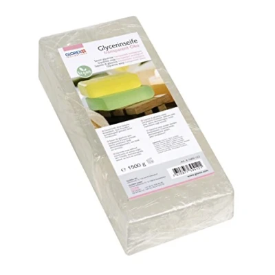 Immagine di Glorex 6 1600, Sapone Eco in glicerina, Trasparente, 1500g