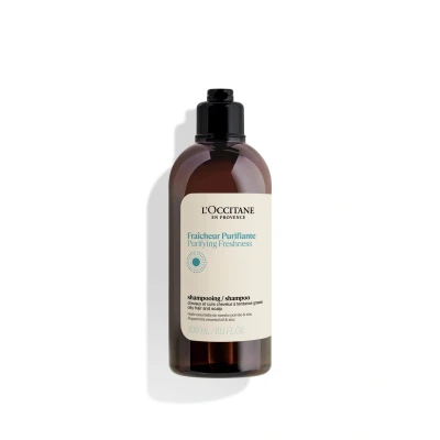 Immagine di L&#039;OCCITANE Purifying Freshness Shampoo 300ml Silicone Free Protection for All Hair Types