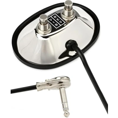 Immagine di Fender 2 Button Vintage Style Footswitch: Vibrato/Reverb On/Off with 1/4&quot; Jack