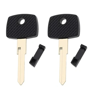 Immagine di ECSiNG 2 pezzi chiave auto vuota compatibile con Vito Sprinter sostituzione lama non tagliata automobilistica accessori interni parti del veicolo