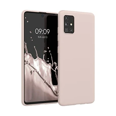 Immagine di kwmobile Custodia Compatibile con Samsung Galaxy A51 Cover Back Case per Smartphone in Silicone TPU Protezione Gommata coconut swirl