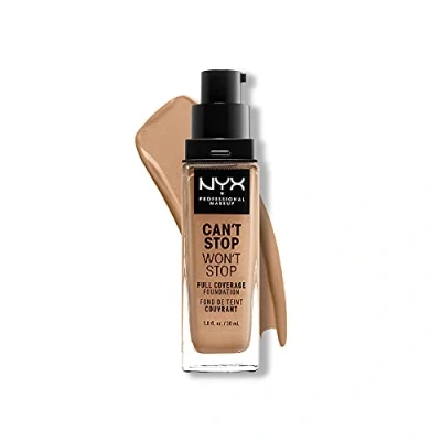 Immagine di NYX Professional Makeup Can&#039;t Stop Won&#039;t Full Coverage Fondotinta Neutral Buff 30 ml
