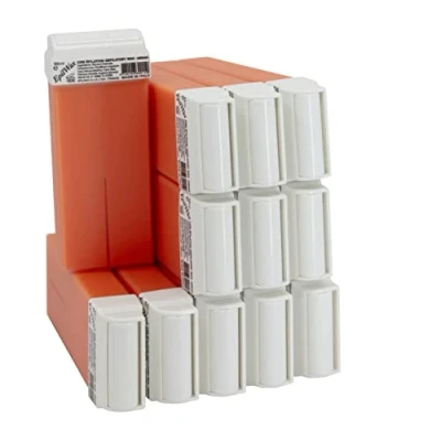 Immagine di Epilwax Set da 12 argan Rulli Cera per Depilazione Larghezza 100 ml Roll on Ricarica