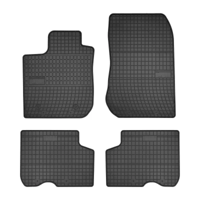 Immagine di FROGUM 542636 Set tappetino Gomma anteriore e posteriore 4 nero