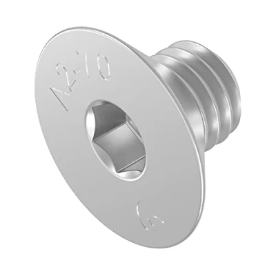 Immagine di SECCARO Vite a testa svasata M6 x 8 mm, acciaio inox V2A VA A2, DIN 7991 / ISO 10642, esagono incassato, 20 pezzi
