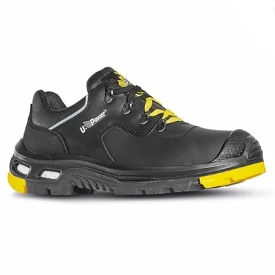Immagine di U Power RL20514 45 Calzature di Sicurezza Gamma Red Lion Modello YARVIS S3 Hi Ci HRO SRC Taglia, Nero/Giallo,
