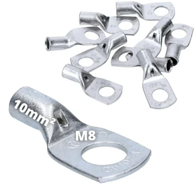 Immagine di 10 pezzi Cembre A2 m8 Scarpa tubo cavo mm² non isolati in rame stagnato