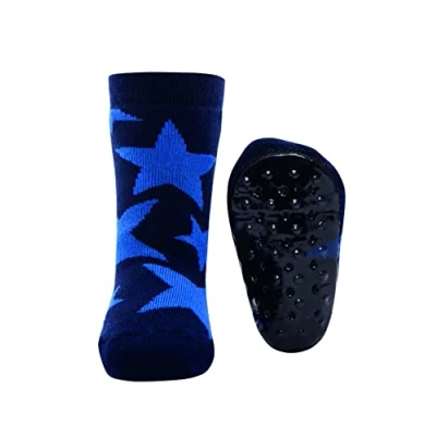Immagine di Ewers Stoppersocks stelle, calzini antiscivolo con suola IN gomma per bambini e bambine, con, MADE GERMANY, 1 paio di bambini, taglia 19 20