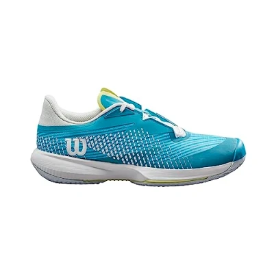 Immagine di Wilson Kaos Swift 1.5 Clay, Sneaker Donna, Algiers Blue/White/Sunny Lime, 36 EU