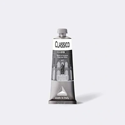 Immagine di Maimeri CLASSICO 60 ml, Extra feine Künstlerölfarbe, Farbton Titanzinkweiß