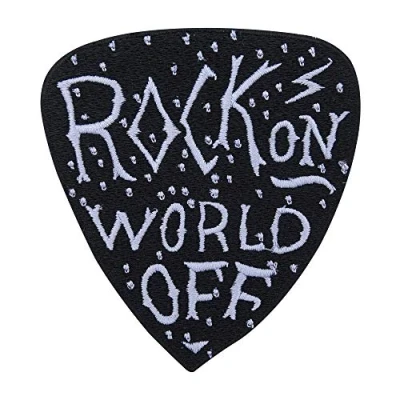 Immagine di Finally Home Rock on World Off Toppa termoadesiva Toppe musicali rocker da stiro