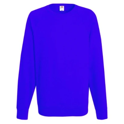 Immagine di Fruit Of The Loom Felpa Girocollo Maniche Raglan Uomo (XL) (Viola)
