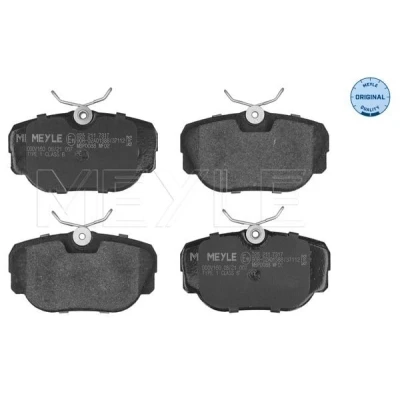 Immagine di MEYLE 025 211 7317 Kit pastiglie freno ORIGINAL Quality Assale anteriore Predisposto per contatto segnalazione usura con lamierino anticigolío