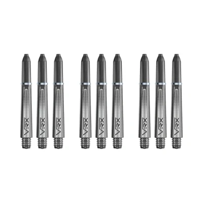 Immagine di RED DRAGON VRX Alberi Freccette Aste Corti Tinta Nera 4 Set per Confezione (12 in Totale)
