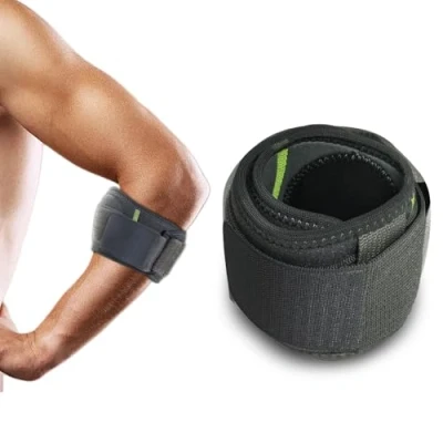 Immagine di BUTO Tutore Epicondilite Gomito,Con Comodo Cuscinetto di Compressione in EVA,Fascia Gomito Palestra Regolabile per Tennista e Golfista,Per Alleviare il Dolore del Tennista,Uomo Donne