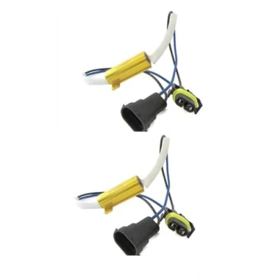 Immagine di A2ZWORLD 2pcs Filtro Portalampada Per Lampada Led H8 H11 con Resistenza 50W 5 Ohm, Canbus No Errore Warning Canceller