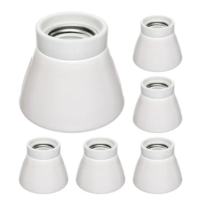 Immagine di ledscom.de 6 pezzi Plafoniera/porta lampada MINZ, porcellana, bianco lucido, 1x E27 max. 300W