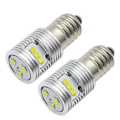 Immagine di Ruiandsion 2 lampadine a LED E10, 6 24V, 1W, ricambio per fari, torce e torce, kit di conversione LED, non polarità