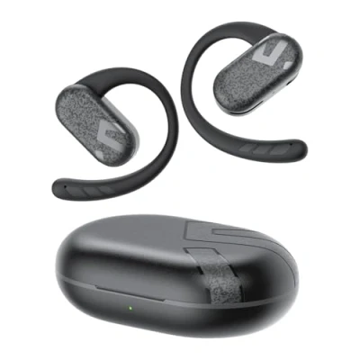 Immagine di SoundPEATS Breezy Open Ear Auricolari Bluetooth 5.4, Cuffie a Conduzione Ossea, Altoparlanti 12 mm, Dynamic EQ, Dual MIC, Riduzione del Rumore AI, Connessione Multi Point, 40 ore di