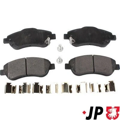Immagine di JP GROUP 3463600710 Kit pastiglie freno Assale anteriore con segnalatore acustico usura HONDA: CR V 3, 4