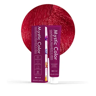 Immagine di Mystic Color Colore Biondo Rosso Intenso 7.66 Tinta per Capelli in Crema a Lunga Durata Con Cheratina Idrolizzata, Olio di Argan e Calendula 100 ml