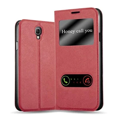 Immagine di Cadorabo Custodia Libro per Samsung Galaxy NOTE 3 NEO in ROSSO ZAFFERANO con Funzione Stand e Chiusura Magnetica Portafoglio Cover Case Wallet Book Etui Protezione