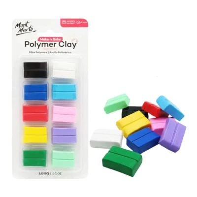 Immagine di Mont Marte Polymer Clay Set (10 Colori)
