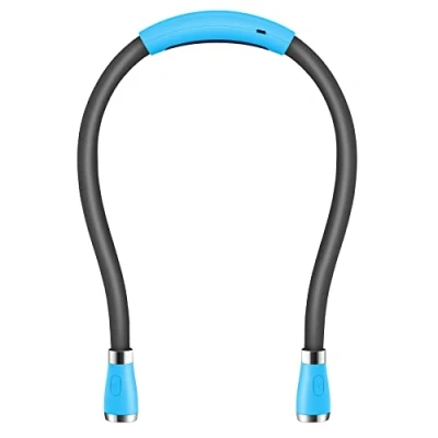 Immagine di SingHong Lampada da lettura a LED libro con luce USB ricaricabile, vivavoce, 4 lampadine LED, luminosità regolabile, per la letto o in auto (Blu)