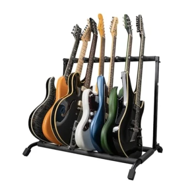 Immagine di Gator Frameworks RI GTR RACK7 rastrelliera rack per 7 chitarre