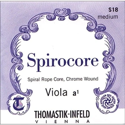 Immagine di Thomastik corda per Viola 4/4 Spirocore Re nucleo spirale rivest. alluminio, forte