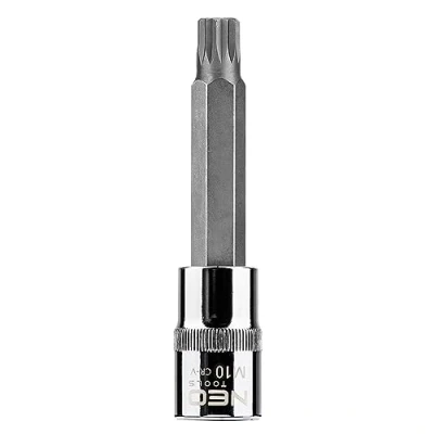 Immagine di NEO TOOLS 08 743 Serie di bussole 1/2 M10 Acciaio al cromo vanadio, per utensili Spline