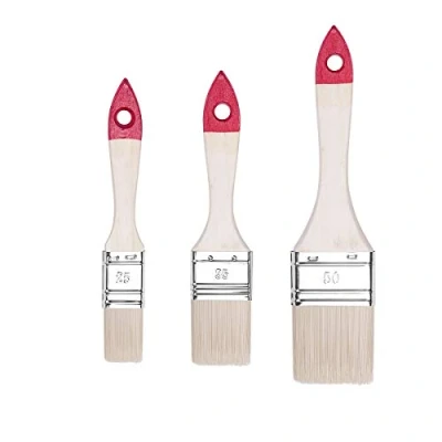 Immagine di HARDY WORKING TOOLS Pennello Set Larghezza 1 pollice / 1.5 2 pollice, Rosso