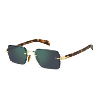 Immagine di Lunettes De Soleil David Beckham Db 7109/s Col. 06j/mt Hommes Géométrique Or La Havane