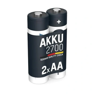 Immagine di ANSMANN Mignon AA Tipo 2700mAh Batteria Ricaricabile ad Alta Capacita 2x NiMH HR6