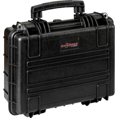 Immagine di Explorer Cases Valigetta portaoggetti outdoor 3815HL.B black with pick &amp; pluck foam (L x A P) 38 27 16 cm Nero