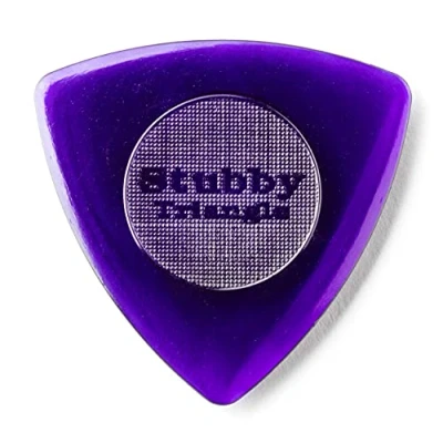 Immagine di 6 Jim Dunlop STUBBY 3,0 mm triangolo plettri Player&#039;s Pack da 3.00 colore blu scuro