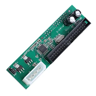 Immagine di adattatore convertitore da Sata a Pata, disco rigido parallelo ATA Serial con una porta seriale Ata, Ide 40 pin e un connettore di alimentazione 4 pe