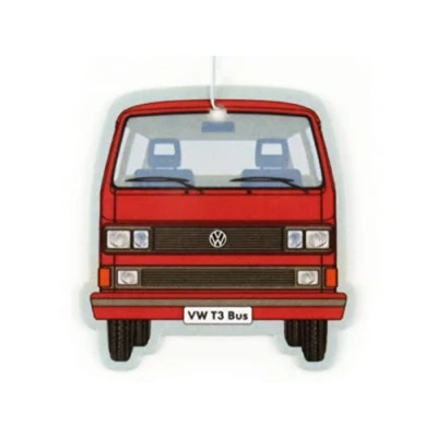 Immagine di BRISA VW Collection Volkswagen Hippie Bus T3 Camper Van Deodorante per auto, Profumo ambiente, Diffusore di fragranza, Purificatore d’aria, Accessorio Macchina/Camper/Regalo (Vaniglia/Rosso)