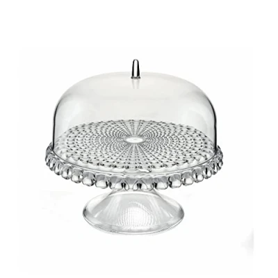 Immagine di Guzzini Tiffany, Alzata con Campana Piccola, Tortiera Coperchio Trasparente, Ø 30 x h27 cm 19940100