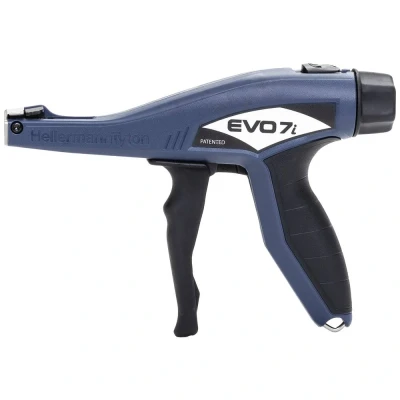 Immagine di HellermannTyton EVO7iSP MET/PL BU Pinza per fascette fermacavi EVO7i SP Blu nero