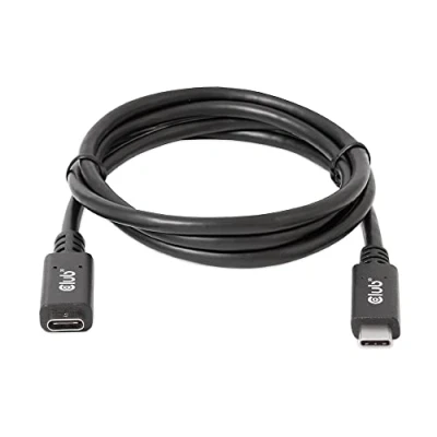Immagine di club3D Cavo USB C 3.2 Gen1 (USB 3.0) Spina C®, Presa C® 1.00 m Nero CAC 1531