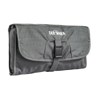 Immagine di Tatonka Small Travelcroare Beauty case piatto da appendere con scomparti e specchio, 25 x 17 4 cm, colore: Grigio titanio